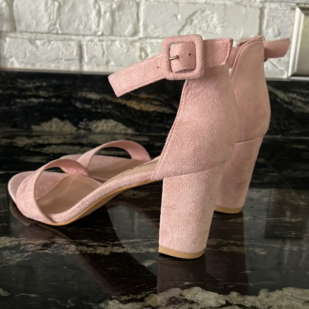 NWOB Allegra K Chunky Heel Ankle Strap Sandals - Picture 9 of 16